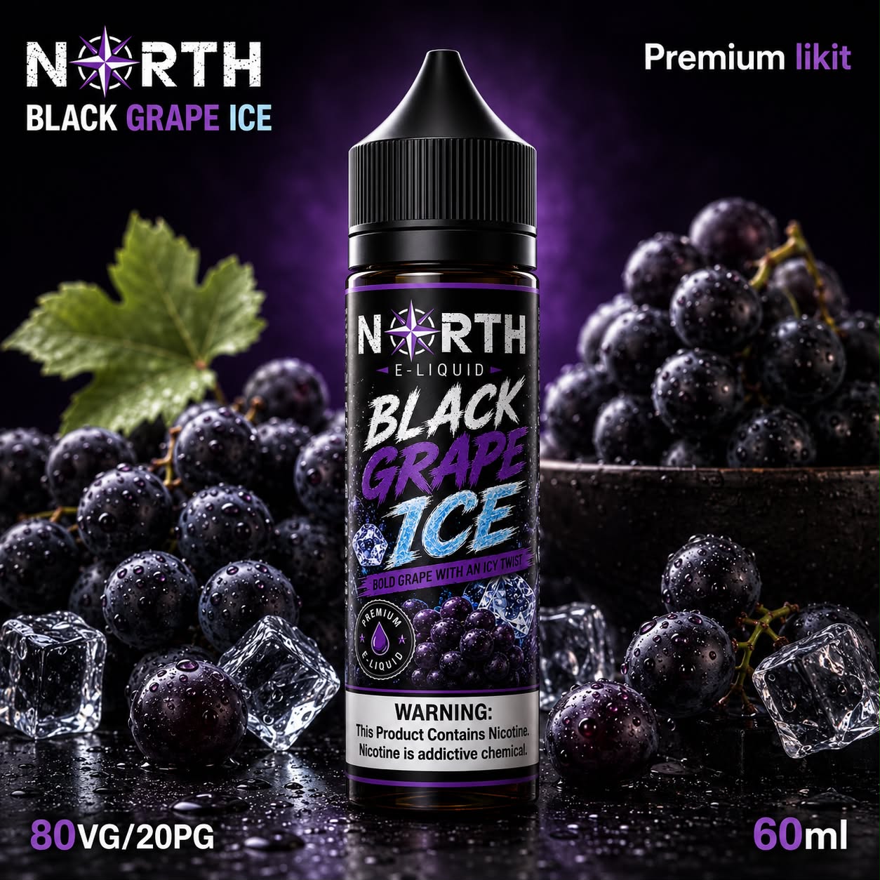 North-Black-Grape-Ice-Likit-60ml-5.jpeg North Black Grape Ice Likit 60ml - Görsel 1