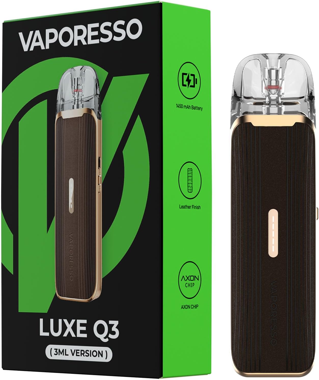Vaporesso Lüxe Q3 Pod Kit Mocha Brown Vaporesso Lüxe Q3 Pod Kit Mocha Brown