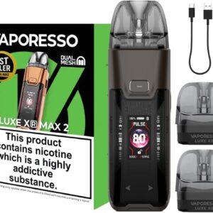 Vaporesso Lüxe Xr Max 2 Pod Mod Kit Mocha Leather